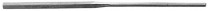 Pilník jehlový, tříhranný, nízký, 229187, 140/4PJTn - N1