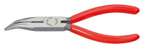 KNIPEX 25 21 160 Půlkulaté kleště s břity pro radiotechniku, plastové návleky, fosfátováno - N1