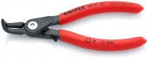 KNIPEX 48 41 J01 Precizní kleště pro vnitřní poj. kr. 8-13 mm zahnuté 90° pot. plastem, f. na šedo - N1