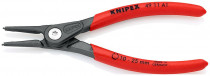 KNIPEX 49 11 A1 Precizní kleště pro vnější poj. kr. 10-25 mm pot. plastem, fosfátováno na šedo - N1