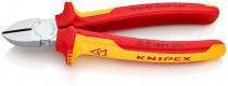 KNIPEX 70 06 180 Boční štípací kleště izolov.vícesl.návleky, certifikace VDE, chromované 180 mm - N1