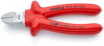 KNIPEX 70 07 160 Boční štípací kleště izolace dle VDE, nanášená ponorem, chromované 160 mm - N1