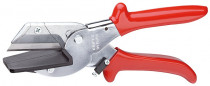 KNIPEX 94 15 215 Nůžky na ploché kabely s návleky z umělé hmoty chromované 215 mm - N1