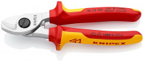 KNIPEX 95 16 165 Kabelové nůžky 165 mm VDE izolace chromované - N1