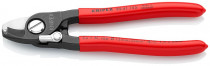 KNIPEX 95 41 165 Kabelové nůžky 165 mm víceúčelové, plastové návleky, brunýrované - N1