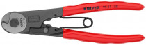 KNIPEX 95 61 150 Nůžky na bovdeny, plastové návleky, fosfátováno na černo - N1