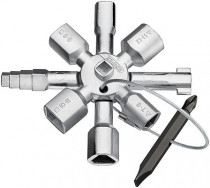 KNIPEX 00 11 01 TwinKey®  Klíč pro běžné skříně a systémy zavírání 92 mm - N1