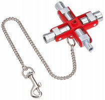 KNIPEX 00 11 06 Univerzální klíč pro běžné skříně a systémy zavírání 90 mm - N1