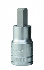 Hlavice zástrčná 1/2" 6hran 19 x 55 mm CrV, NAREX 760451H19 - N1