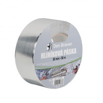 Den Braven Hliníková páska - 50 m x 50 mm, stříbrná _B752RL - N1