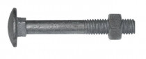 Šroub vratový DIN 603 M10x170 4.6 bez PÚ s maticí DIN 555 - N1
