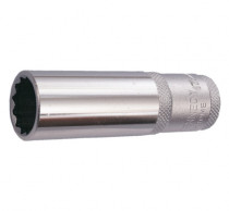 Hlavice nástrčná 1/2" 12hran 18 mm prodloužená, Kennedy KEN5827610K - N1