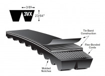 Klínový řemen násobný 2-3VX 800 Gates Powerband - N1