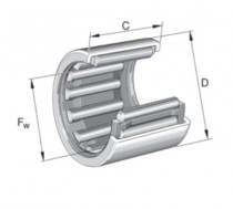 INA HK 0408 jehlové ložisko s lisovaným pouzdrem - N1