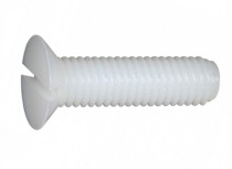 Šroub zápustný s drážkou DIN 963 M8x20 plast - N1