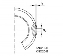 INA KNO 20 PP lineární kuličkové ložisko - N1