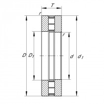 INA 89324-M axiální válečkové ložisko - N1