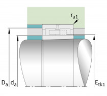 FAG NNU 4924-S-K-M-SP válečkové ložisko - N1