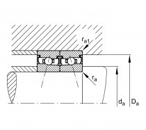 FAG HSS 7017-E-T-P4S-UL vřetenové ložisko - N1