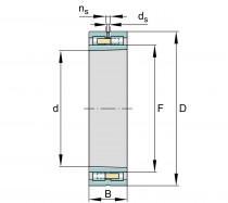 FAG NNU 4952-S-K-M-SP válečkové ložisko - N1
