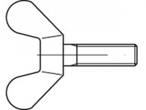 Šroub křídlový GT DIN 316 M6x25 pozink - N1