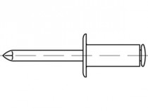 Trhací nýt A2/A2 4,8x26 - N1