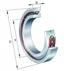 FAG HC 7004-E-T-P4S-UL kuličkové ložisko s kosoúhlým stykem - N1