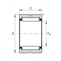 INA RNA 4830-XL jehlové ložisko bez vnitřního kroužku - N1