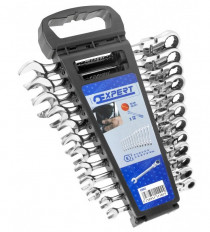 Sada kloubových ráčnových klíčů 12 ks, EXPERT E111102 - N1