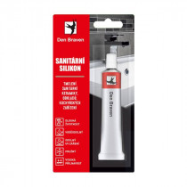 Den Braven Sanitární silikon - 23 ml bílá, tuba v blistru _35000TU - N1