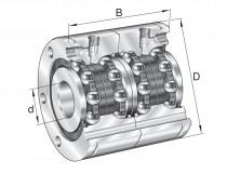 INA ZKLF 30100 2RS-2AP = 2 pcs. ložisko - N1