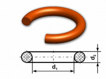 O-kroužek MVQ 70 ShA 16x1,5 Dichtomatik - N1