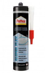 Pattex Sanitární silikon - 280 ml transparentní - N1