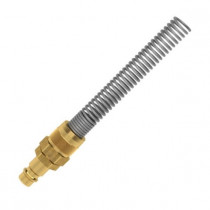 Vsuvka rychlospojky DN7,2 pro hadici 4x6 mm s ochrannou pružinou, LÜDECKE ES4SQF - N1