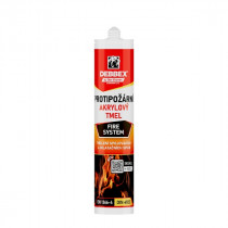 Debbex Akrylový protipožární tmel - 280 ml bílá, kartuše - N1