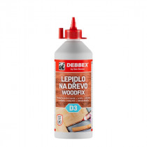 Debbex Lepidlo na dřevo WOODFIX D3 - 500 g transparentní, dóza - N1