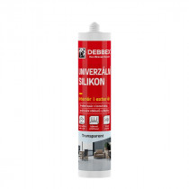 Debbex Univerzální silikon - 280 ml transparentní, kartuše - N1
