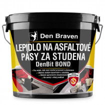 Debbex DenBit BOND - Lepidlo na asfaltové pásy za studena - 5 kg kbelík, černá - N1