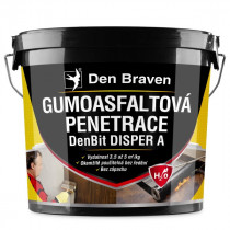 Debbex DenBit DISPER A - Gumoasfaltová penetrace - 5 kg kbelík, černá - N1