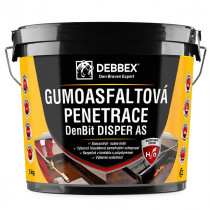 Debbex DenBit DISPER AS - Gumoasfaltová penetrace - 5 kg kbelík, černá - N1