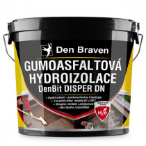 Debbex DenBit DISPER DN - Gumoasfaltová hydroizolace - 10 kg kbelík, černá - N1