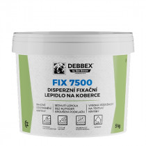 Debbex Disperzní fixační lepidlo na koberce FIX 7500 - 10 kg bílá, kbelík - N1