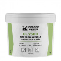 Debbex Disperzní lepidlo na PVC podlahy CL 7300 - 14 kg bílá, kbelík - N1
