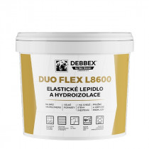 Debbex Elastické lepidlo a hydroizolace DUO FLEX L8600 - 5 kg béžová, kbelík - N1