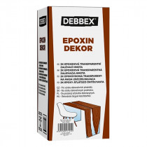 Debbex EPOXIN DEKOR - Epoxidová pryskyřice pro zalévání - 1 kg transparentní, sada kelímků - N1