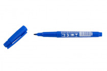Značkovač permanentní (fix) modrý 137mm jemný hrot - N1