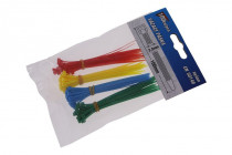 Pásky vázací 100x2.5mm 100ks barevné - N1