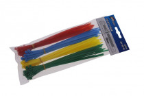 Pásky vázací 200x3.6mm 100ks barevné - N1