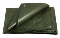 PE plachta zakrývací 4x5m 200g/1m2 zelená - N1