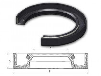 Gufero 50x75x10 NBR-WA Dichtomatik - N1